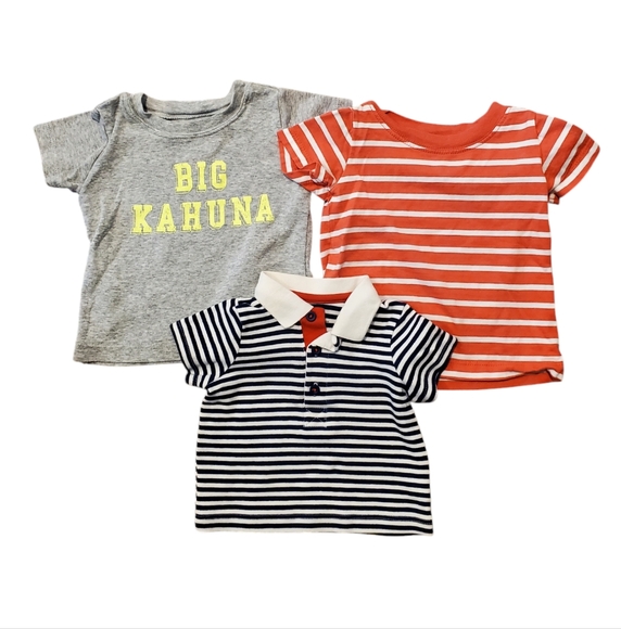 Carter's Other - Big Kahuna and Striped Baby Tees